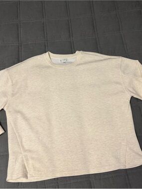 Wonderly Neutral Cream Crewneck Sweatshirt